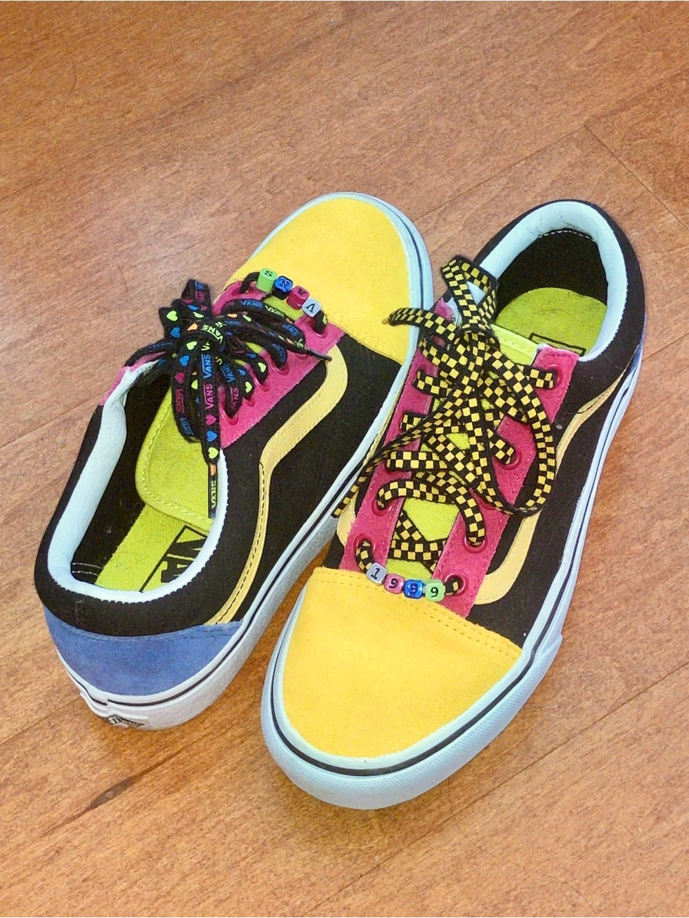 Vans Platform Sneakers 7.5, Vans 1999, Colorful Vans Shoes 7.5